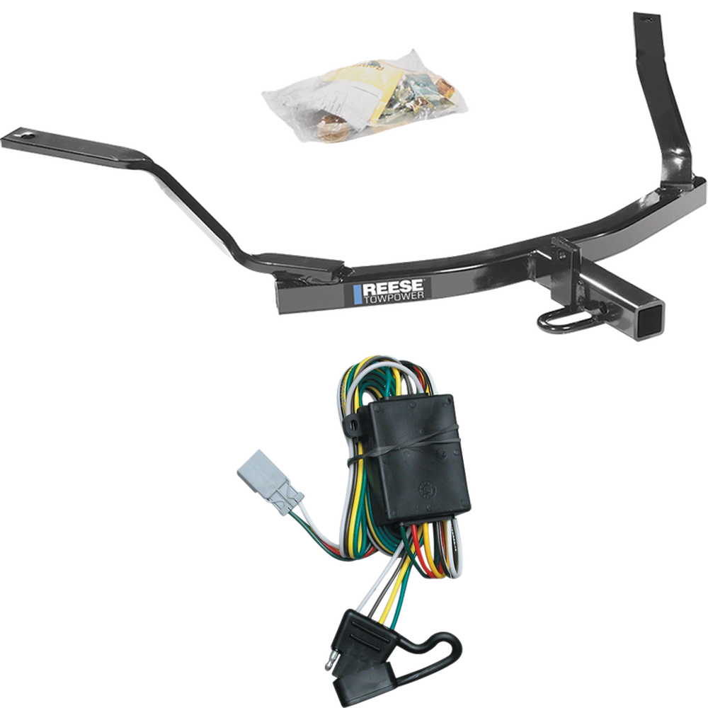 Fits 2001-2003 Acura CL Trailer Hitch Tow PKG w/ 4-Flat Wiring Harness (For 3.2 Engine Models) By Reese Towpower