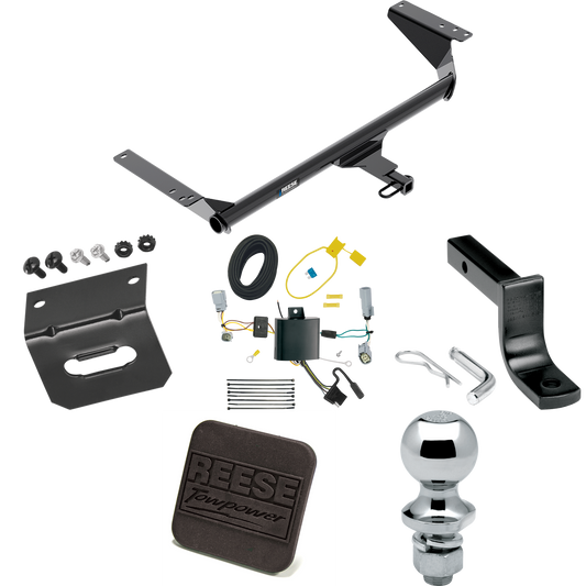 Se adapta al paquete de enganche de remolque Chrysler Grand Caravan 2022-2023 con arnés de cableado de 4 planos + barra de tracción + bola de 1-7/8" + soporte de cableado + cubierta de enganche (para modelos (solo Canadá)) de Reese Towpower