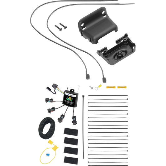 Se adapta al cableado Volkswagen CC 4-Flat Zero Contact "sin empalme" 2013-2018 + soporte de cableado de Tekonsha