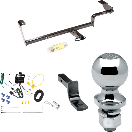 Se adapta al paquete de remolque con enganche de remolque Acura CSX 2006-2011 con arnés de cableado plano de 4 + barra de tracción + bola de 2" (para modelos (solo Canadá)) de Draw-Tite