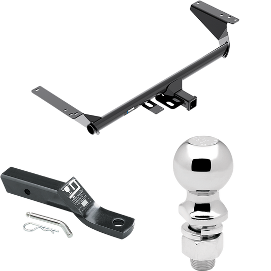 Fits 2017-2020 Chrysler Pacifica Trailer Hitch Tow PKG w/ Ball Mount w/ 2" Drop + 2-5/16" Ball (For Touring L Plus Models) By Reese Towpower