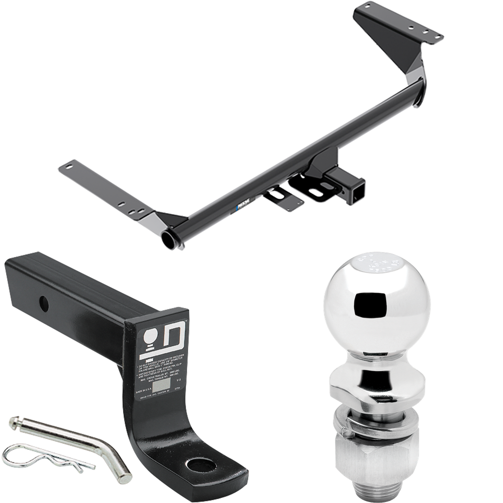 Fits 2017-2020 Chrysler Pacifica Trailer Hitch Tow PKG w/ Ball Mount w/ 4" Drop + 2" Ball (For Touring Models) By Reese Towpower