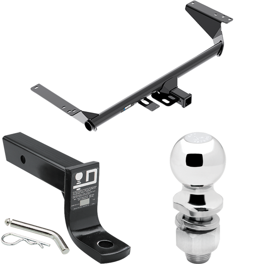 Fits 2017-2020 Chrysler Pacifica Trailer Hitch Tow PKG w/ Ball Mount w/ 4" Drop + 2" Ball (For Touring Models) By Reese Towpower