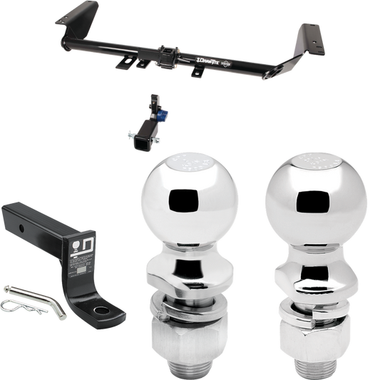 Fits 2021-2023 Chrysler Pacifica Trailer Hitch Tow PKG w/ Ball Mount w/ 4" Drop + 2" Ball + 2-5/16" Ball By Draw-Tite