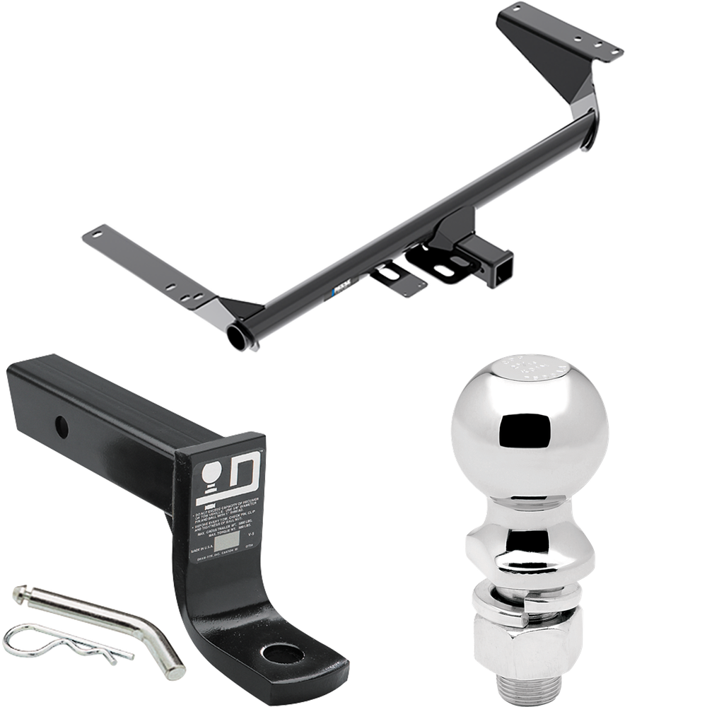 Fits 2020-2023 Chrysler Voyager Trailer Hitch Tow PKG w/ Ball Mount w/ 4" Drop + 2-5/16" Ball By Reese Towpower