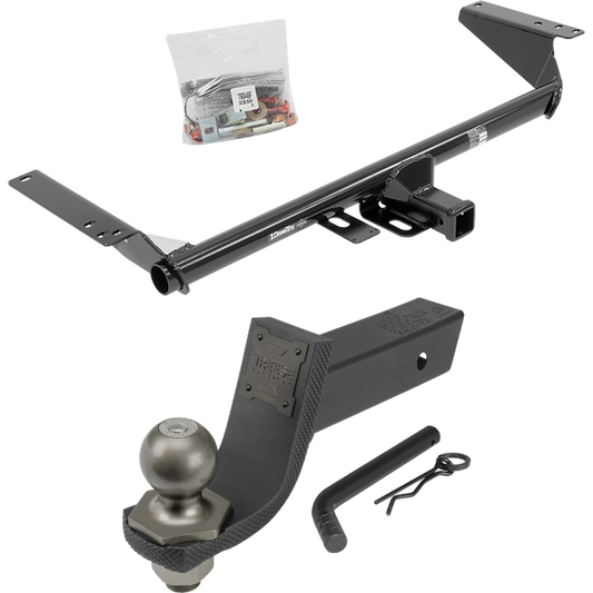 Fits 2020-2023 Chrysler Voyager Trailer Hitch Tow PKG + Interlock Tactical Starter Kit w/ 3-1/4" Drop & 2" Ball By Draw-Tite