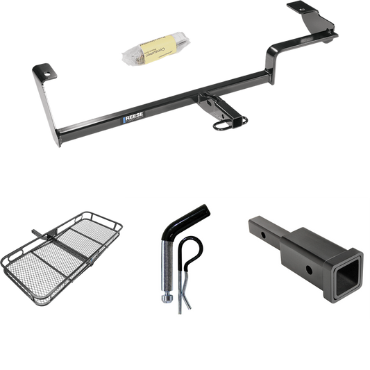 Se adapta al paquete de remolque con enganche de remolque Acura ILX 2013-2022 con adaptador de enganche, receptor de 1-1/4" a 2" + pasador y clip de 1/2" + estante portacargas de 60" x 24" (excluye: modelos híbridos) de Reese Towpower