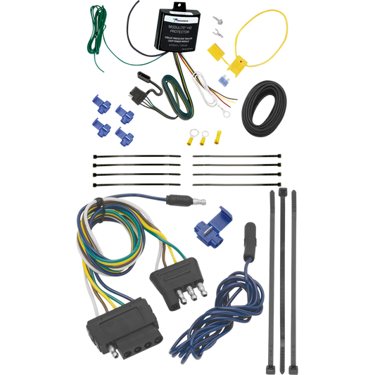 Se adapta al arnés de cableado del extremo del vehículo Cadillac CTS 2003-2007, plano de 5 vías de Tekonsha