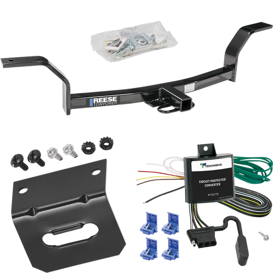 Fits 1997-2001 Acura EL Trailer Hitch Tow PKG w/ 4-Flat Wiring Harness + Bracket (For (Canada Only) Models) By Reese Towpower