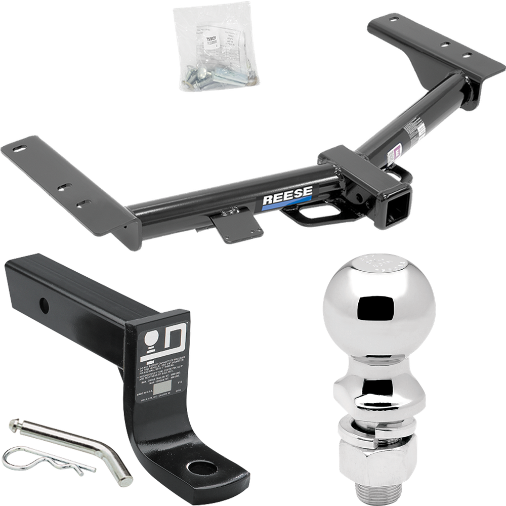 Fits 2015-2023 Ford Transit-250 Trailer Hitch Tow PKG w/ Ball Mount w/ 4" Drop + 2-5/16" Ball (Excludes: Cab & Chassis and the Cutaway Models) By Reese Towpower