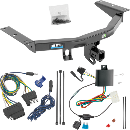 Se adapta al paquete de remolque con enganche de remolque Acura MDX 2014-2020 con arnés de cableado de 5 planos (excluye: con modelos de neumáticos de repuesto de tamaño completo) de Reese Towpower