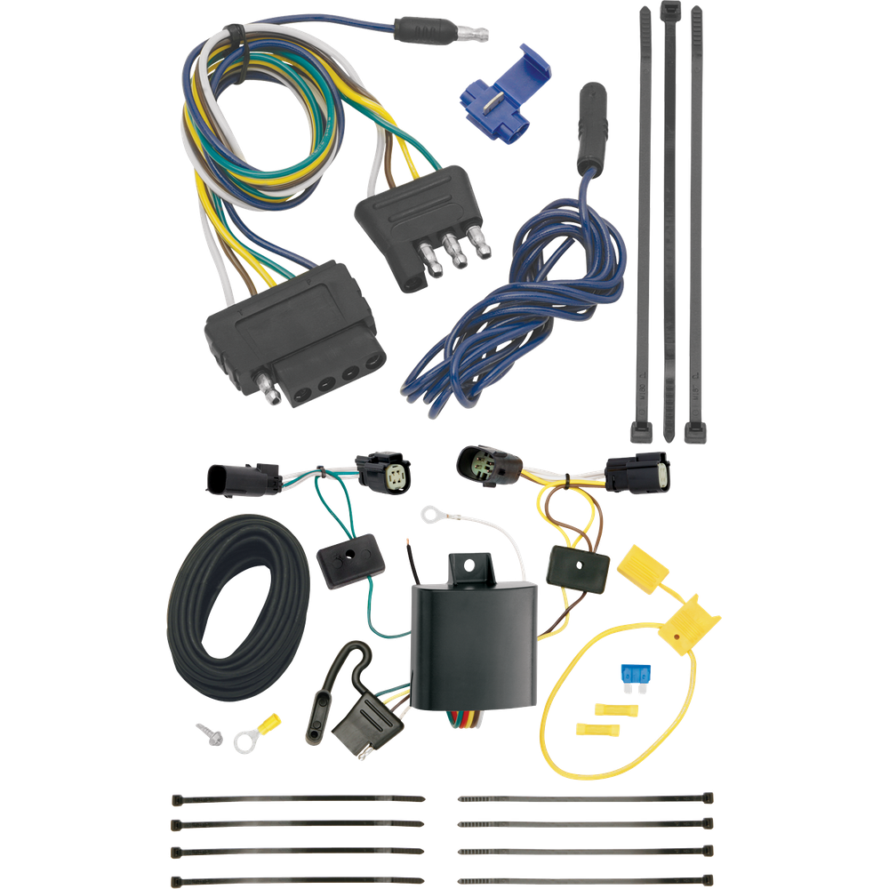 Fits 2015-2023 Ford Transit-250 Vehicle End Wiring Harness 5-Way Flat (Excludes: Cab & Chassis and the Cutaway Models) By Tekonsha