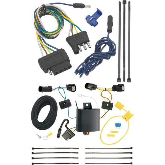 Fits 2015-2023 Ford Transit-250 Vehicle End Wiring Harness 5-Way Flat (Excludes: Cab & Chassis and the Cutaway Models) By Tekonsha