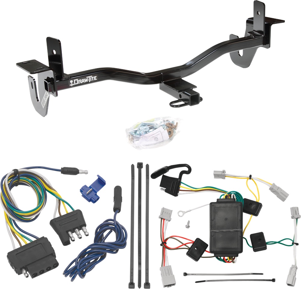 Se adapta al paquete de enganche de remolque Mazda 3 2010-2013 con arnés de cableado plano de 5 (para sedán, excepto con modelos de luces traseras LED Grand Touring) de Draw-Tite