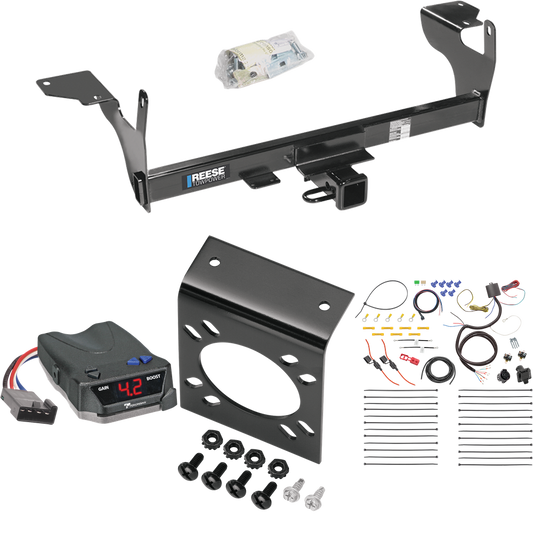 Fits 2010-2017 Volvo XC60 Trailer Hitch Tow PKG w/ Tekonsha BRAKE-EVN Brake Control + 7-Way RV Wiring By Reese Towpower