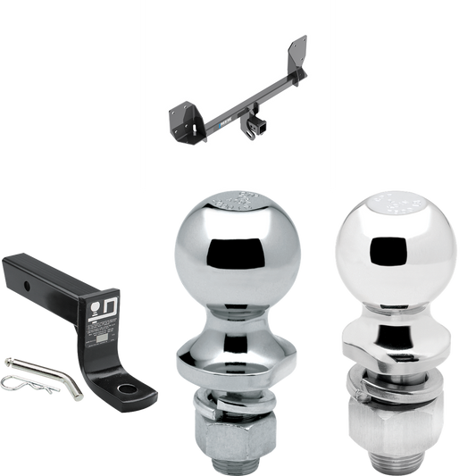 Fits 2016-2023 Volvo XC90 Trailer Hitch Tow PKG w/ Ball Mount w/ 4" Drop + 2" Ball + 1-7/8" Ball By Reese Towpower
