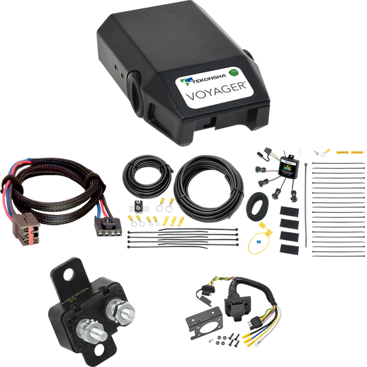 Fits 2010-2011 Lincoln MKT 7-Way RV Wiring w/ Zero Contact ZCI Module + Tekonsha Voyager Brake Control + Plug & Play BC Adapter By Tekonsha