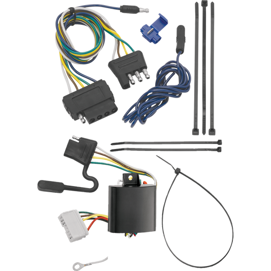 Se adapta al arnés de cableado del extremo del vehículo Acura MDX 2007-2013, plano de 5 vías (excluye: con llanta de repuesto de tamaño completo o con modelos con opción de parachoques deportivo trasero) de Tekonsha