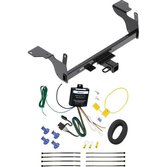 Fits 2014-2017 Volvo XC60 Trailer Hitch Tow PKG w/ 4-Flat Wiring Harness By Reese Towpower