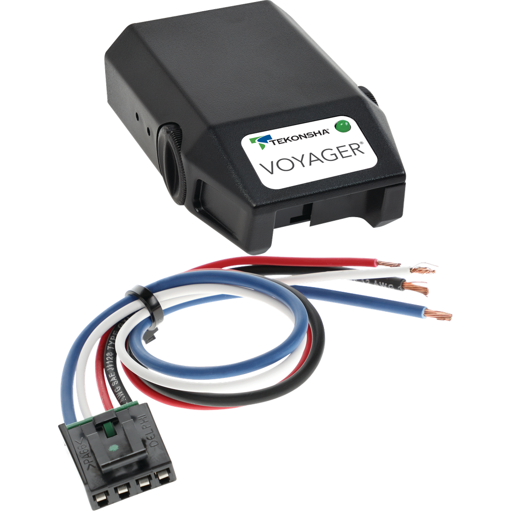 Compatible con control de freno Coachmen Encore Motorhome Tekonsha Voyager 2021-2023 + adaptador de cableado BC genérico de Tekonsha.