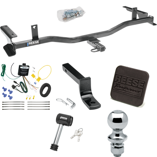 Se adapta al paquete de enganche de remolque Mazda 6 2009-2013 con arnés de cableado de 4 planos + barra de tracción + bola de 1-7/8" + cubierta de enganche + bloqueo de enganche (para modelos sedán) de Reese Towpower