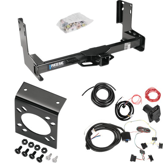 Se adapta al paquete de enganche de remolque Mercedes-Benz Sprinter 3500 2014-2018 con cableado RV de 7 vías (excluye: con modelos de parachoques escalonado de fábrica) de Reese Towpower