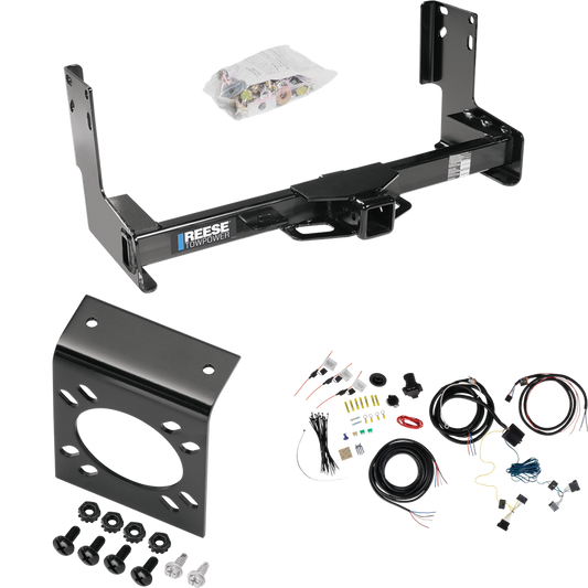 Fits 2019-2021 Mercedes-Benz Sprinter 2500 Trailer Hitch Tow PKG w/ 7-Way RV Wiring (Excludes: w/Factory Step Bumper Models) By Reese Towpower