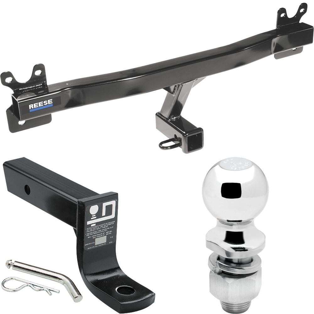 Se adapta al paquete de enganche de remolque Volvo V60 2015-2017 con soporte de bola con caída de 4" + bola de 2" (para modelos (aplicación a partir de 2015-1/2)) de Reese Towpower