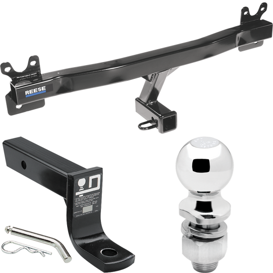 Se adapta al paquete de enganche de remolque Volvo V60 2015-2017 con soporte de bola con caída de 4" + bola de 2" (para modelos (aplicación a partir de 2015-1/2)) de Reese Towpower