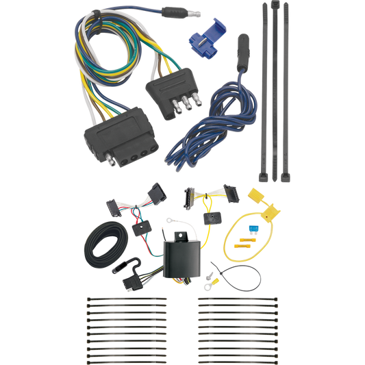 Fits 2014-2018 Freightliner Sprinter 3500 Vehicle End Wiring Harness 5-Way Flat (For w/Factory Step Bumper Excluding Models w/30-3/8” Frame Width Models) By Tekonsha