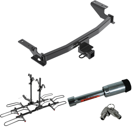Se adapta al paquete de enganche de remolque Mazda CX-5 2017-2023 con portaequipajes estilo plataforma para 4 bicicletas + bloqueo de enganche (excluye: modelos con motor diésel) de Draw-Tite