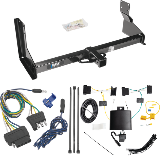 Fits 2019-2021 Freightliner Sprinter 2500 Trailer Hitch Tow PKG w/ 5-Flat Wiring Harness (For w/Factory Step Bumper Excluding Models w/30-3/8” Frame Width Models) By Reese Towpower