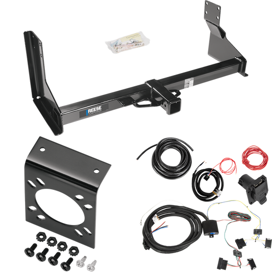 Fits 2014-2018 Freightliner Sprinter 3500 Trailer Hitch Tow PKG w/ 7-Way RV Wiring (For w/Factory Step Bumper Excluding Models w/30-3/8” Frame Width Models) By Reese Towpower