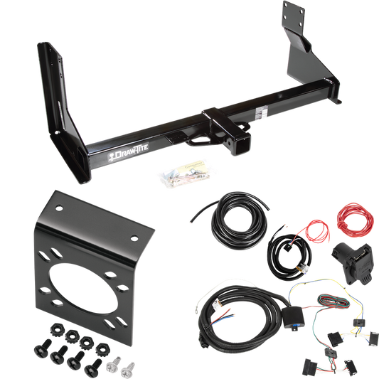 Fits 2014-2018 Freightliner Sprinter 3500 Trailer Hitch Tow PKG w/ 7-Way RV Wiring (For w/Factory Step Bumper Excluding Models w/30-3/8” Frame Width Models) By Draw-Tite