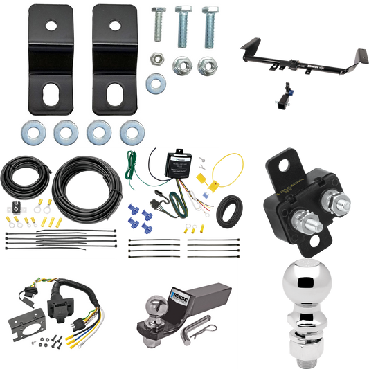 Fits 2017-2020 Chrysler Pacifica Hybrid Trailer Hitch Tow PKG w/ 7-Way RV Wiring + 2" & 2-5/16" Ball + Drop Mount By Draw-Tite