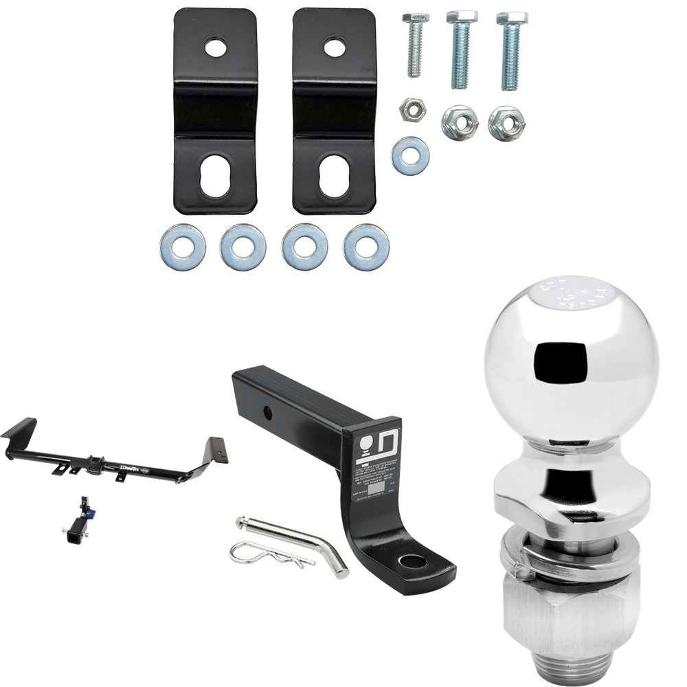 Fits 2017-2023 Chrysler Pacifica Hybrid Trailer Hitch Tow PKG w/ Ball Mount w/ 4" Drop + 2" Ball By Draw-Tite