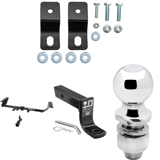 Fits 2017-2023 Chrysler Pacifica Hybrid Trailer Hitch Tow PKG w/ Ball Mount w/ 4" Drop + 2" Ball By Draw-Tite