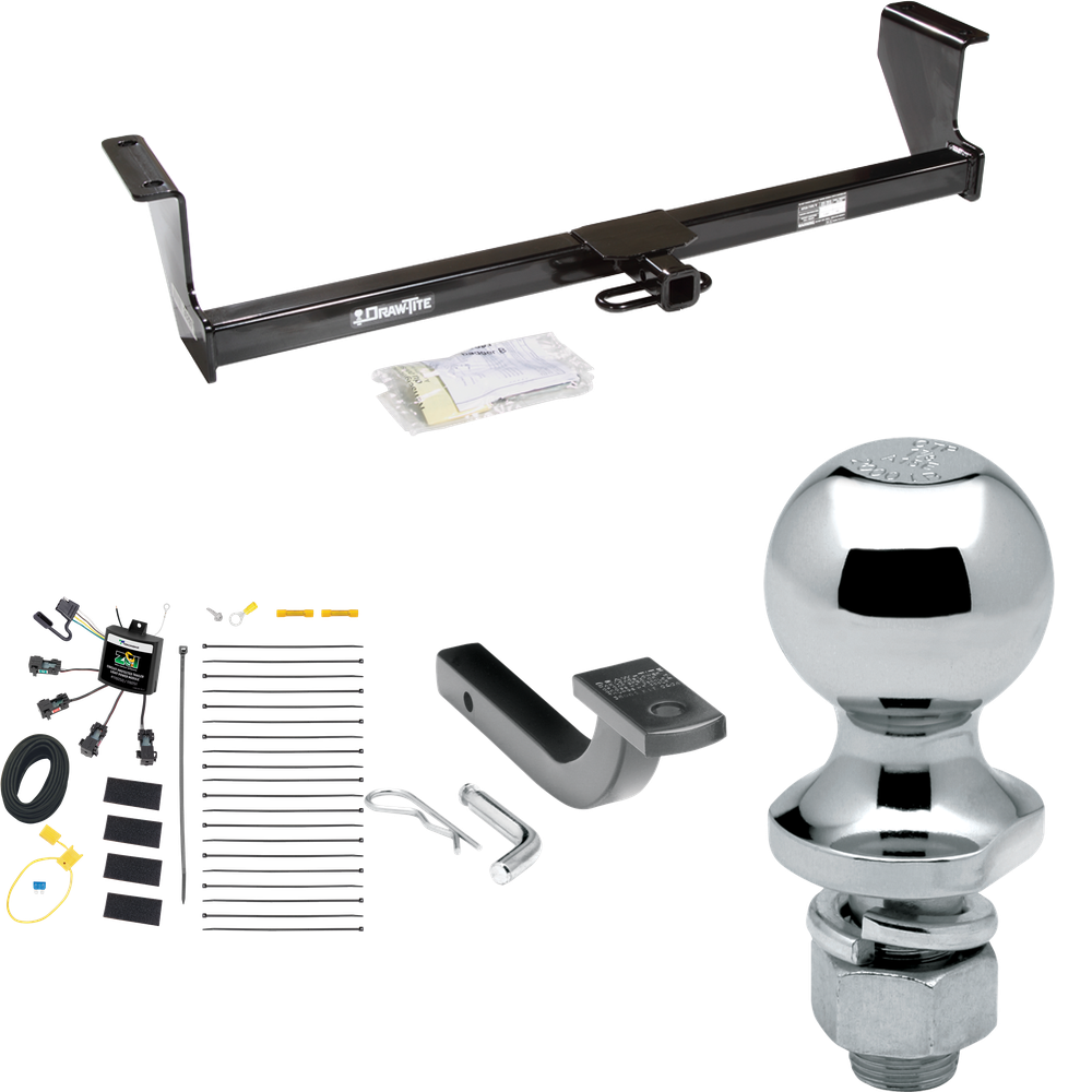 Se adapta al paquete de enganche de remolque Volvo V70 2001-2007 con arnés de cableado de 4 contactos planos "sin empalme" + barra de tracción + bola de 1-7/8" (para modelos Wagon) de Draw-Tite