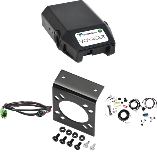 Fits 2019-2021 Freightliner Sprinter 3500 7-Way RV Wiring + Tekonsha Voyager Brake Control + Plug & Play BC Adapter By Tekonsha