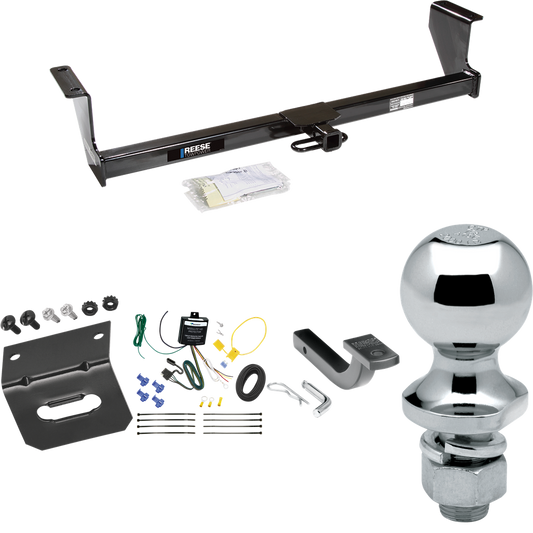 Fits 2003-2007 Volvo XC70 Trailer Hitch Tow PKG w/ 4-Flat Wiring Harness + Draw-Bar + 1-7/8" Ball + Wiring Bracket (For Wagon, AWD Models) By Reese Towpower