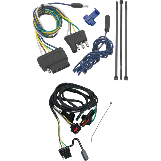 Fits 2006-2009 Mitsubishi Raider Vehicle End Wiring Harness 5-Way Flat By Tekonsha