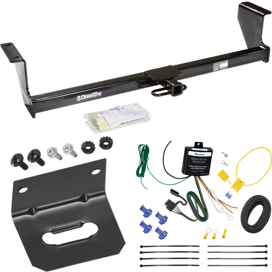 Fits 2003-2007 Volvo XC70 Trailer Hitch Tow PKG w/ 4-Flat Wiring Harness + Bracket (For Wagon, AWD Models) By Draw-Tite