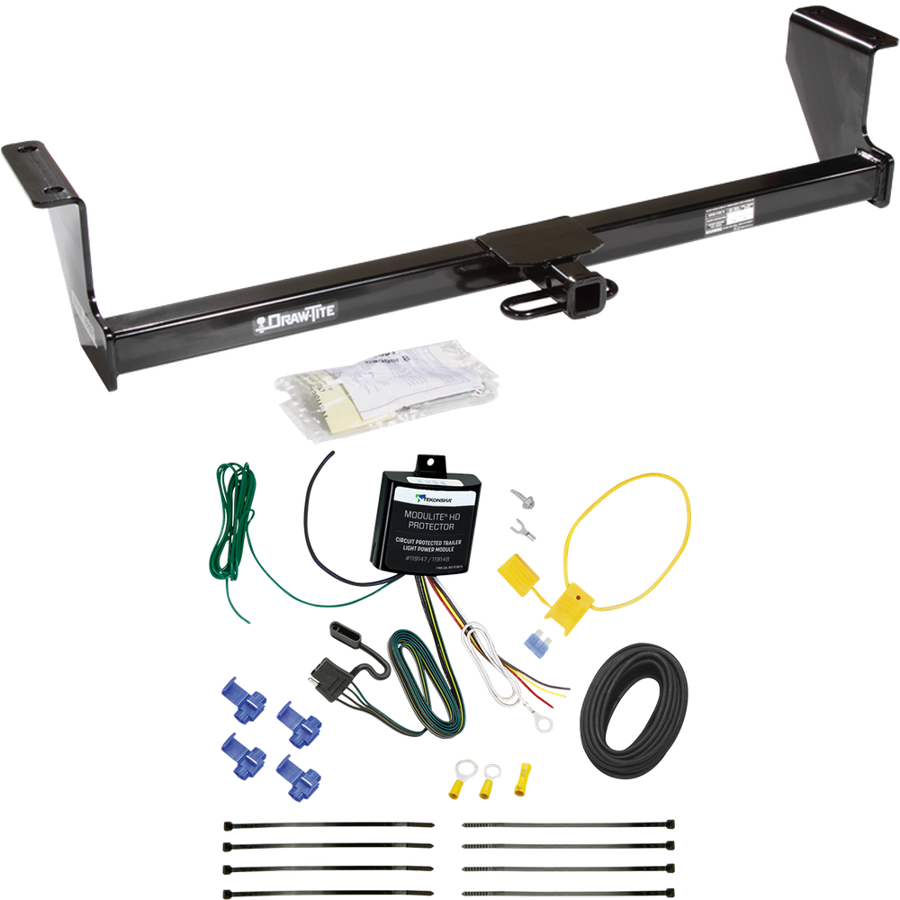 Se adapta al paquete de enganche de remolque Volvo V70 2001-2007 con arnés de cableado plano de 4 (para modelos Wagon) de Draw-Tite