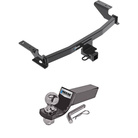 Fits 2013-2016 Mazda CX-5 Trailer Hitch Tow PKG w/ Starter Kit Ball Mount w/ 2" Drop & 2" Ball By Reese Towpower