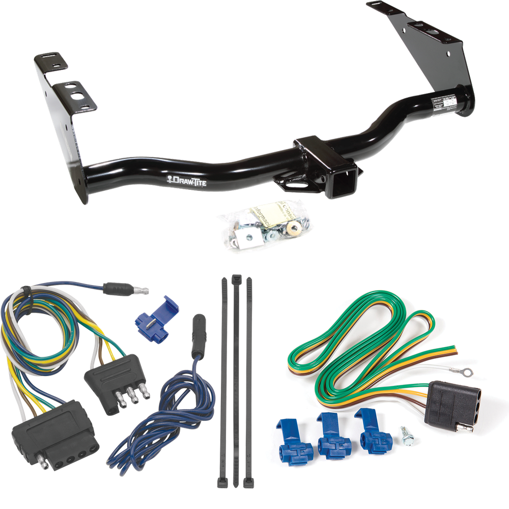 Se adapta al paquete de remolque con enganche para remolque Dodge Grand Caravan 2004-2007 con arnés de cableado plano de 5 (excluye: modelos con asientos Stow &amp; Go) de Draw-Tite