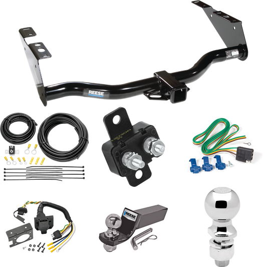 Fits 2004-2007 Chrysler Town & Country Trailer Hitch Tow PKG w/ 7-Way RV Wiring + 2" & 2-5/16" Ball + Drop Mount (Excludes: w/Stow & Go Seats Models) By Reese Towpower