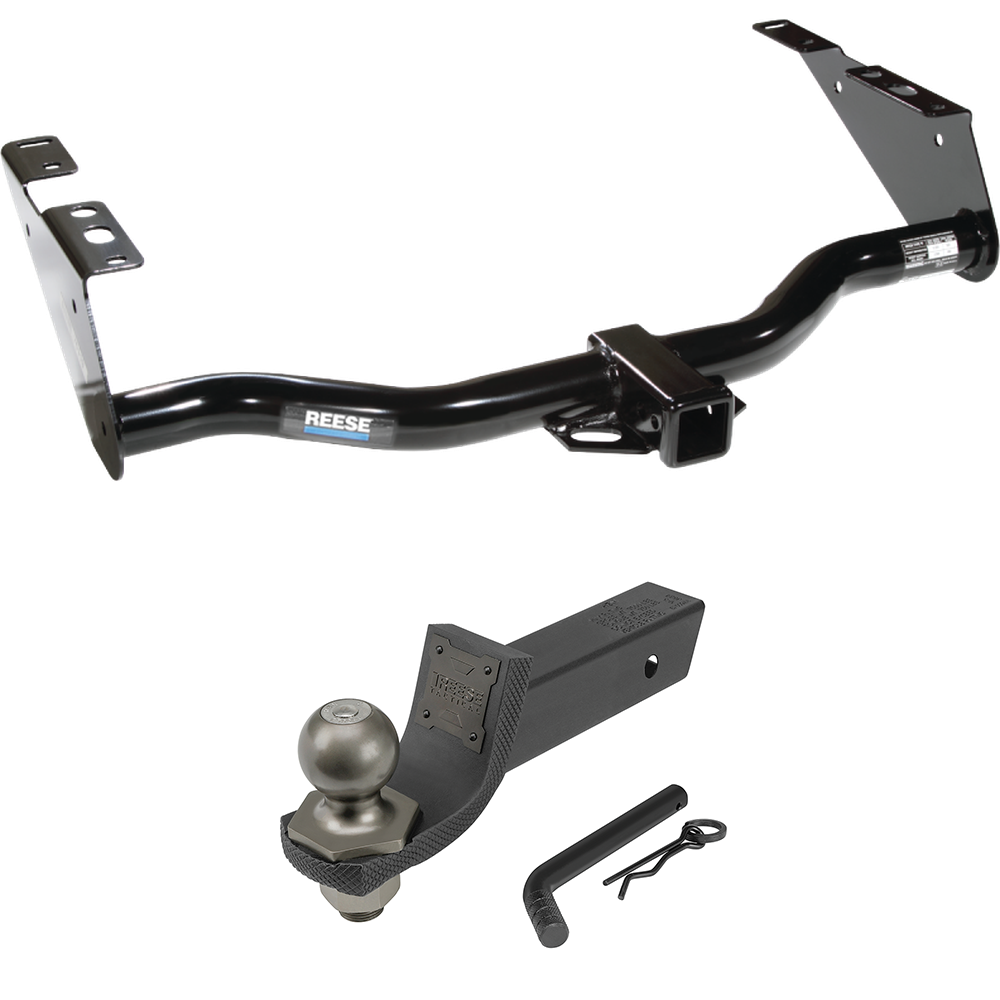 Se adapta al paquete de enganche de remolque Dodge Grand Caravan 1996-2000 + kit de inicio táctico Interlock con caída de 2" y bola de 2" de Reese Towpower