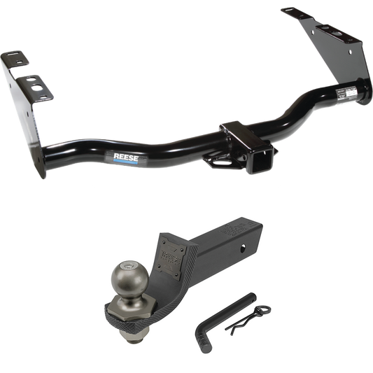 Se adapta al paquete de enganche de remolque Dodge Grand Caravan 1996-2000 + kit de inicio táctico Interlock con caída de 2" y bola de 2" de Reese Towpower