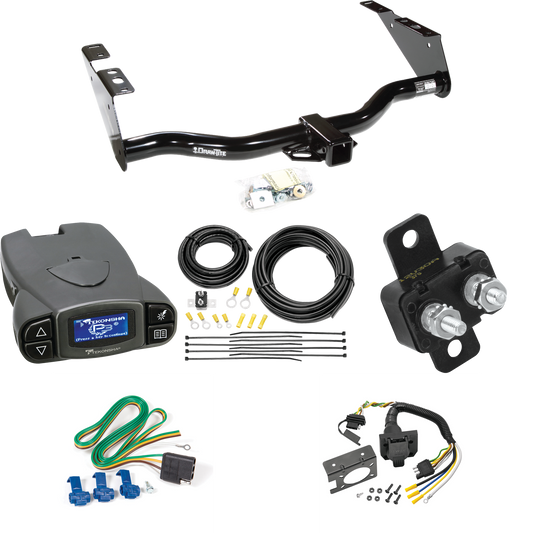 Fits 2004-2007 Chrysler Town & Country Trailer Hitch Tow PKG w/ Tekonsha Prodigy P3 Brake Control + 7-Way RV Wiring (Excludes: w/Stow & Go Seats Models) By Draw-Tite