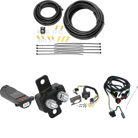 Fits 2011-2011 RAM Dakota 7-Way RV Wiring + 7-Way Tester and Trailer Emulator By Tekonsha